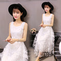 Lace Dress Summer Long Dress Slim Slim Look Vest Dress Sweet Fresh Beach Dress