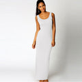 2025 European and American New Summer Casual Women's Clothing Amazon Cross-Border Sexy Vest Long Skirt Sleeveless Slim Dress