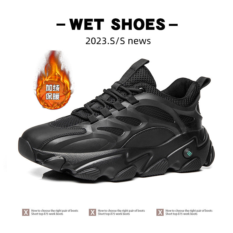 Lion Eagle Dell Torre Shoes Men's Shoes Breathable 45 Thick Bottom Black Plus Size 46 Joker 47 Casual Shoes 48 sneaker