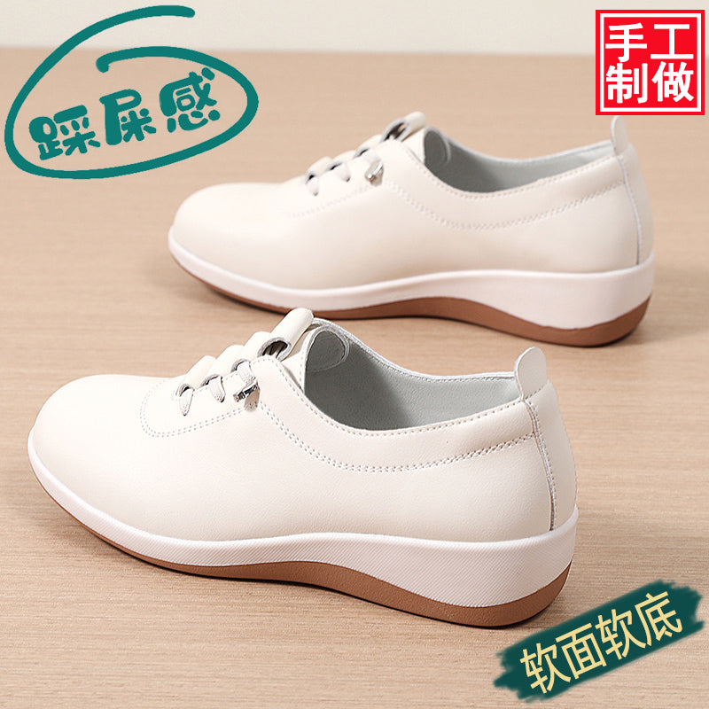 Casual Shoes, Walking Shoes, Mom Shoes, Shoes for Middle-Aged and Elderly People That Don'T Tire Your Feet, Spring and Autumn Women's Shoes, 2025 New Style Single Shoes