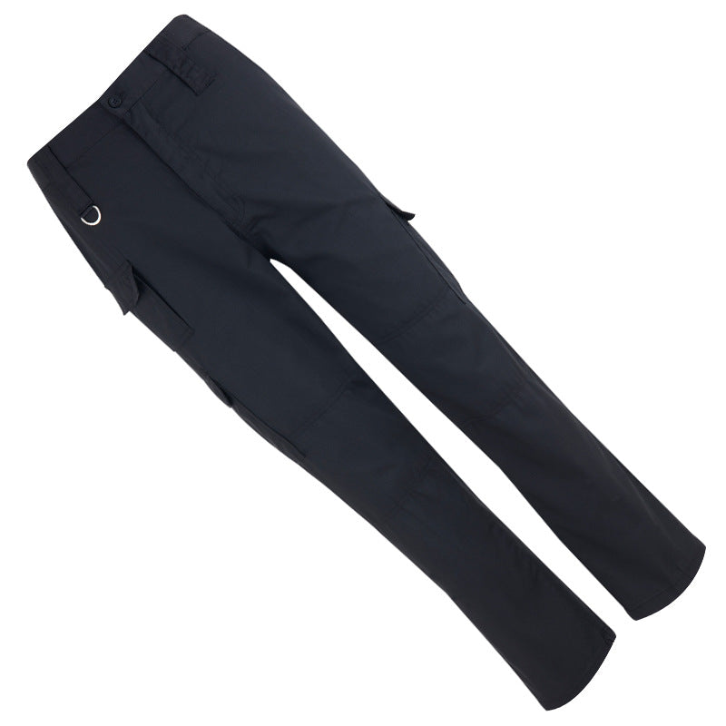 Spring and Autumn Security Training Pants Black Male Military Fan Pants Duty Summer Thin Special Forces Tactical Special Training Overalls