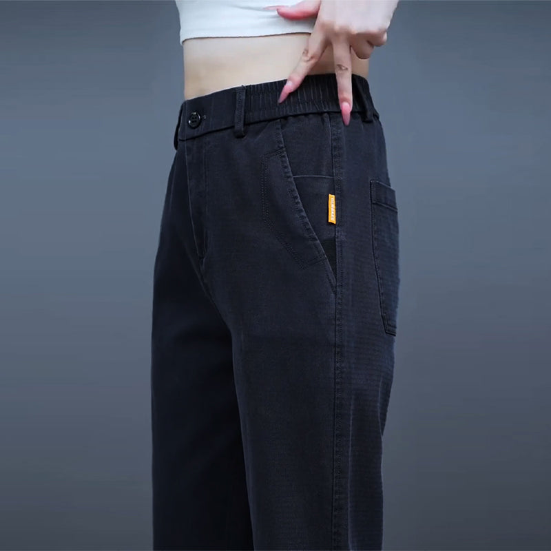 Lyocell Tencel Casual Pants for Men, New Summer Thin Straight-Leg Drapey Wide-Leg Pants, Loose Sports Ice Silk Long Pants