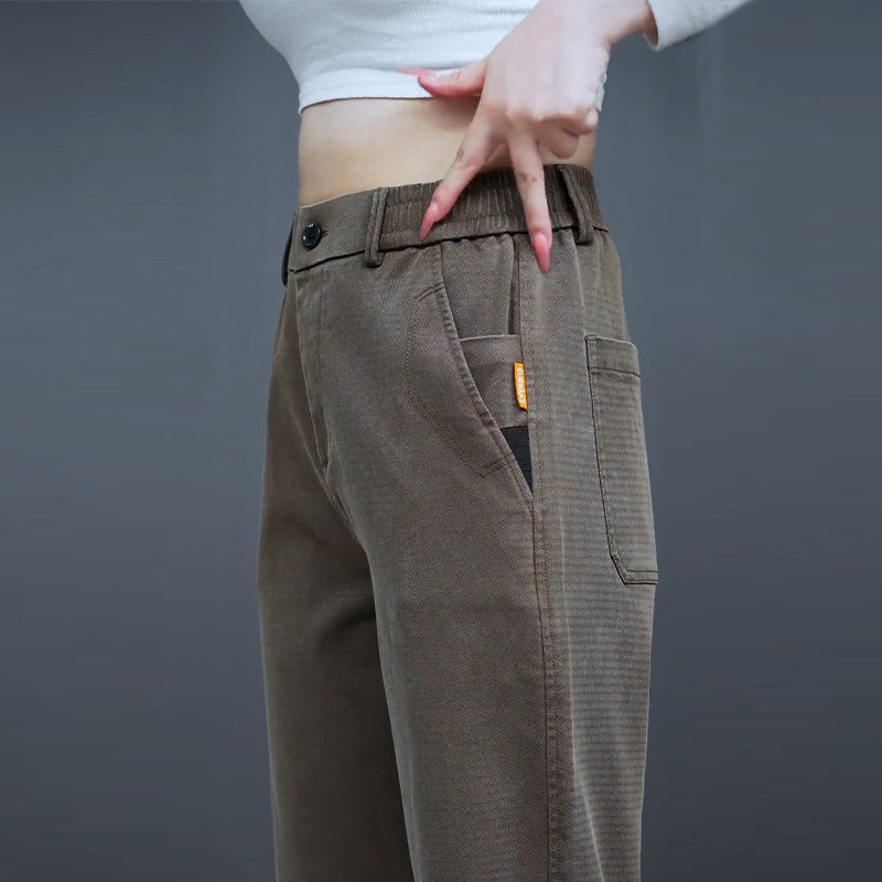 Lyocell Tencel Casual Pants for Men, New Summer Thin Straight-Leg Drapey Wide-Leg Pants, Loose Sports Ice Silk Long Pants