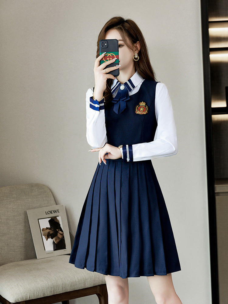 Autumn and Winter Kindergarten Teachers' Garden Clothes Work Clothes College Style Professional Suit dress suit Kindergarten Teachers' Administrative Clothing