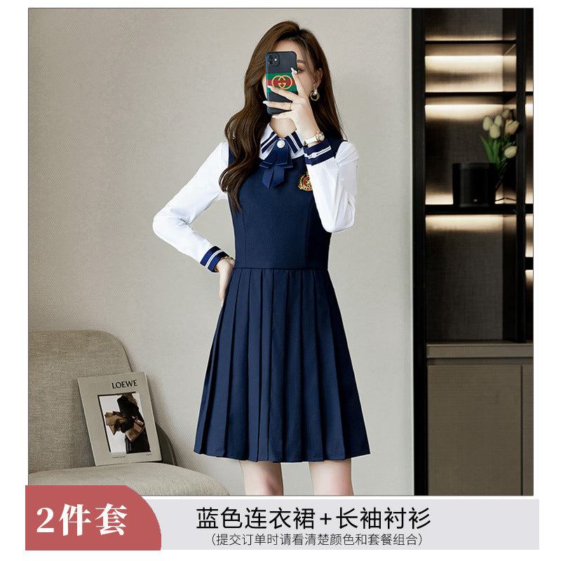 Autumn and Winter Kindergarten Teachers' Garden Clothes Work Clothes College Style Professional Suit dress suit Kindergarten Teachers' Administrative Clothing