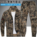 Summer Pure Cotton Thin Work Clothes Set for Men and Women Stretch Camouflage Clothing for Welders Wear-resistant Work-protection Clothing Casual Suit