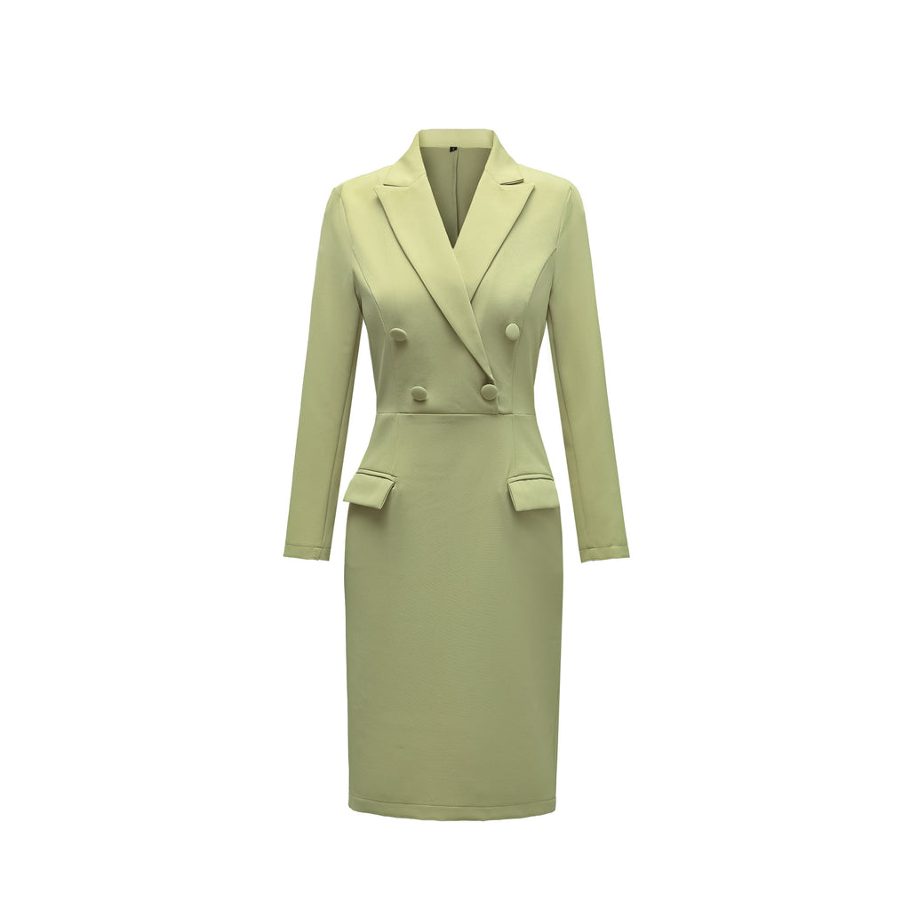 French Hepburn Style Small Black Dress High Sense High Cold Royal Sister Fried Street Small Fragrance Style Pleated Professional Suit dress Summer