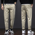 Spring and Summer Thin plus size Casual Pants Men's Loose Trendy Chubby Business Men's Pants Plus-sized 110.00kg Chubby Trendy Pants