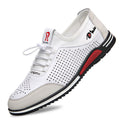 Cowhide New Men's Sports and Casual Shoes with Increased Height, Versatile Youth Trendy Shoes, Soft Leather, Soft Sole, Breathable Leather Shoes for Men