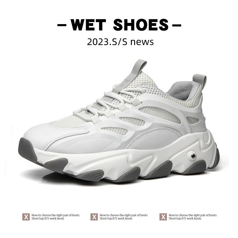 Lion Eagle Dell Torre Shoes Men's Shoes Breathable 45 Thick Bottom Black Plus Size 46 Joker 47 Casual Shoes 48 sneaker