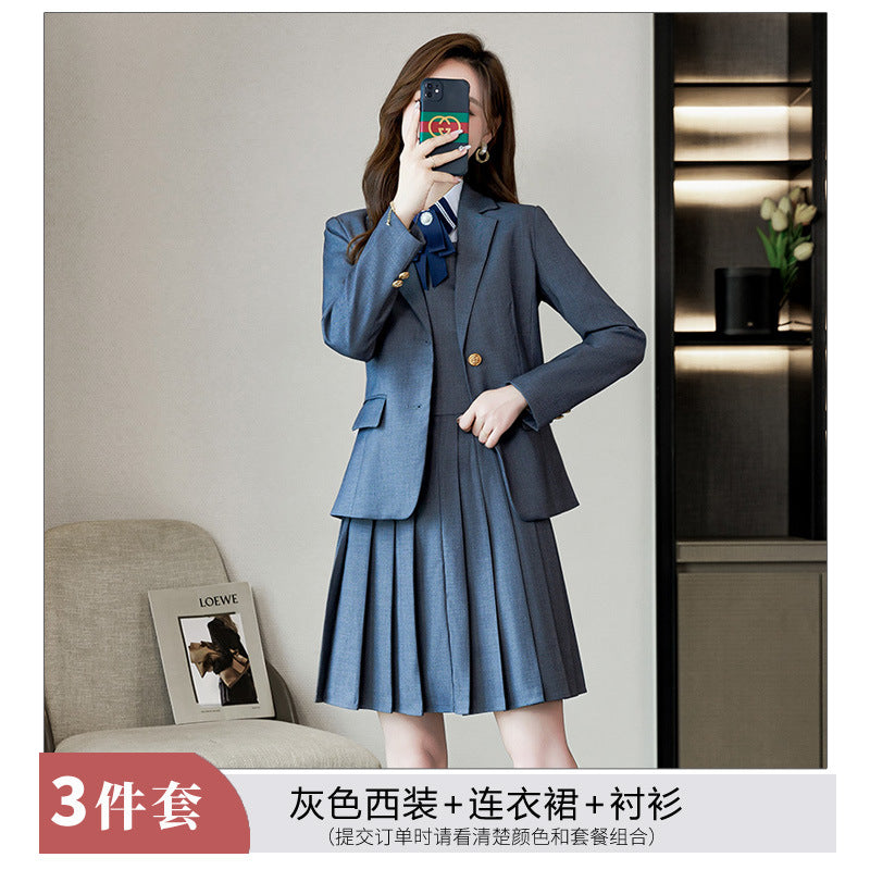 Autumn and Winter Kindergarten Teachers' Garden Clothes Work Clothes College Style Professional Suit dress suit Kindergarten Teachers' Administrative Clothing