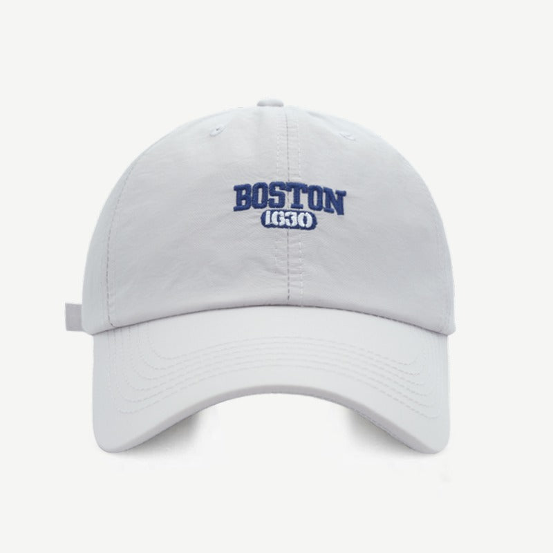Boston Quick-Dry Baseball Hat Summer Super Fire Outdoor Sun Hat Korean Ins Soft Top Breathable Cap