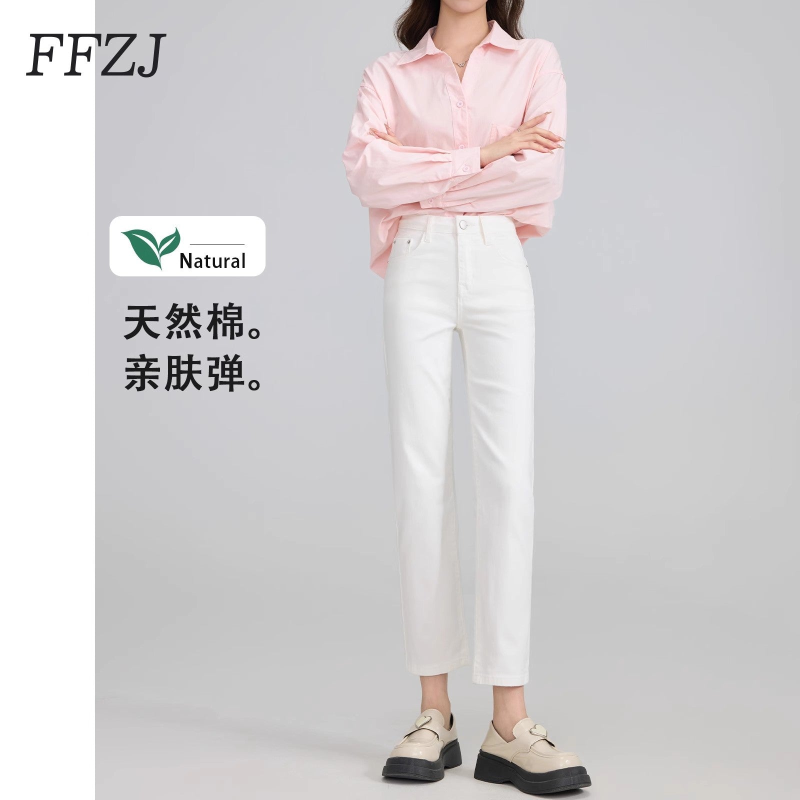 Women's Straight-Leg Jeans 2026 New Summer Thin High-Waisted Slimming Cropped Pants for Petite Figures Black Cigarette Pants