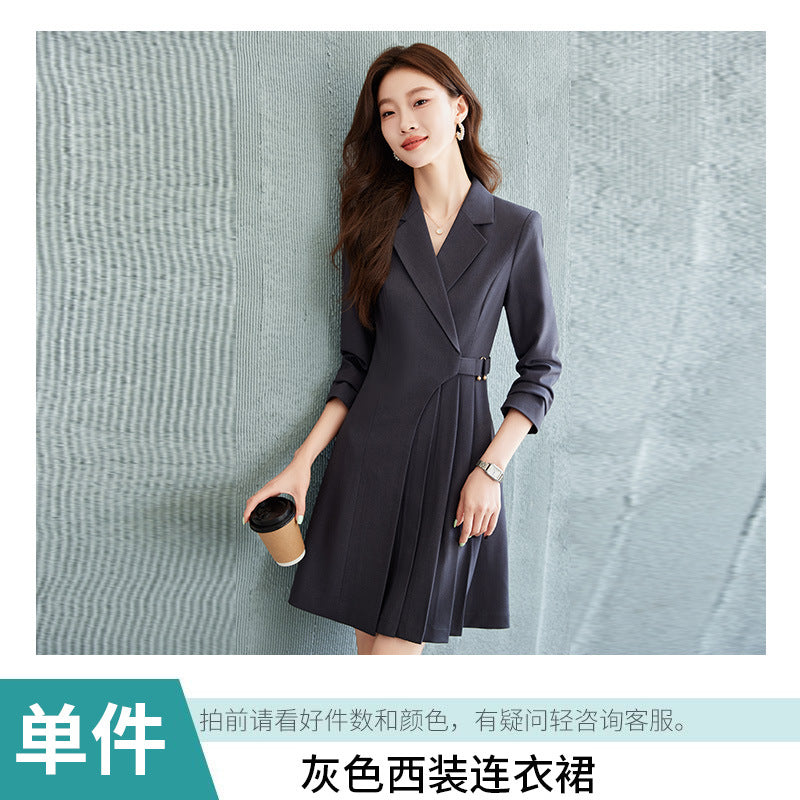 Gao Ding Light Luxury Suit dress Women's 2024 New Business Wear Business Commuter Gold Store Sales Department Work Clothes