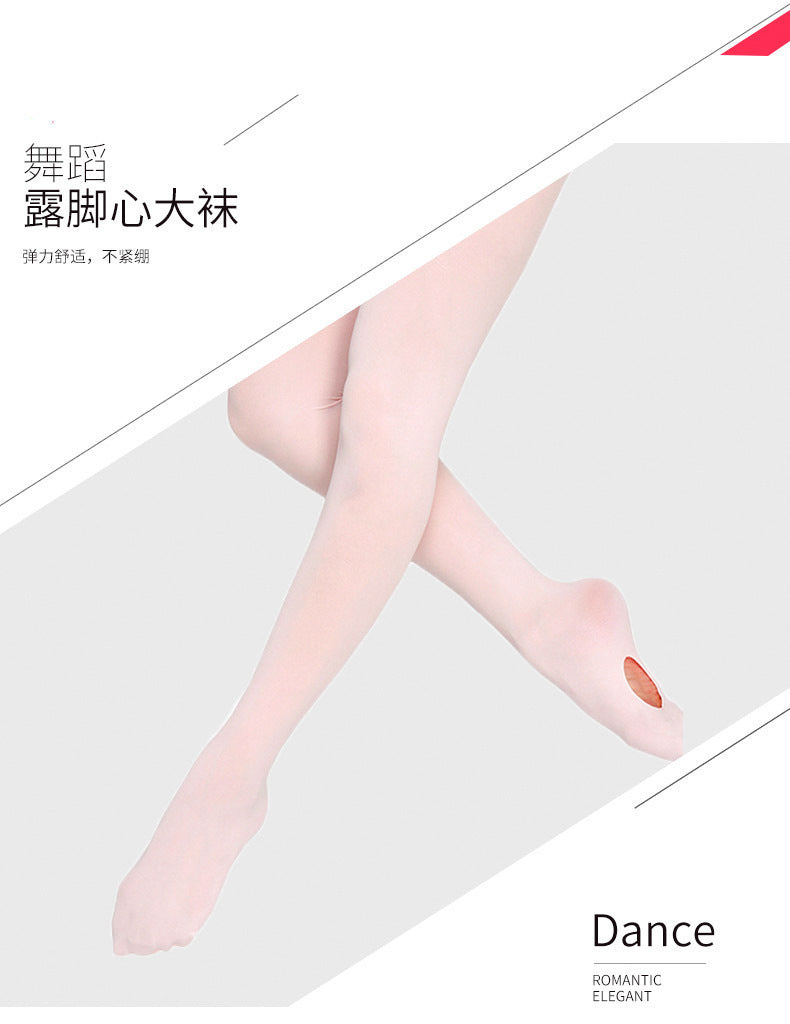 Dance Socks Kidsren's Summer Thin Pantyhose Velvet Girls' Pantyhose Professional Tight Ballet Dance Socks Plus Size