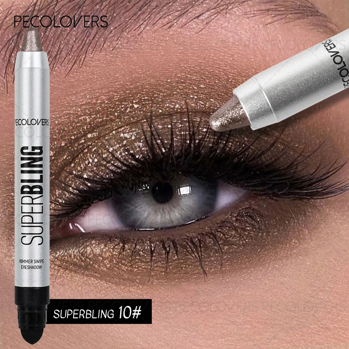 1 Pc Highlight Eyeshadow Stick, High Color Rendering, Waterproof and Sweat-proof Eyeshadow Pen, Eye Cosmetics, Perfect Gifts