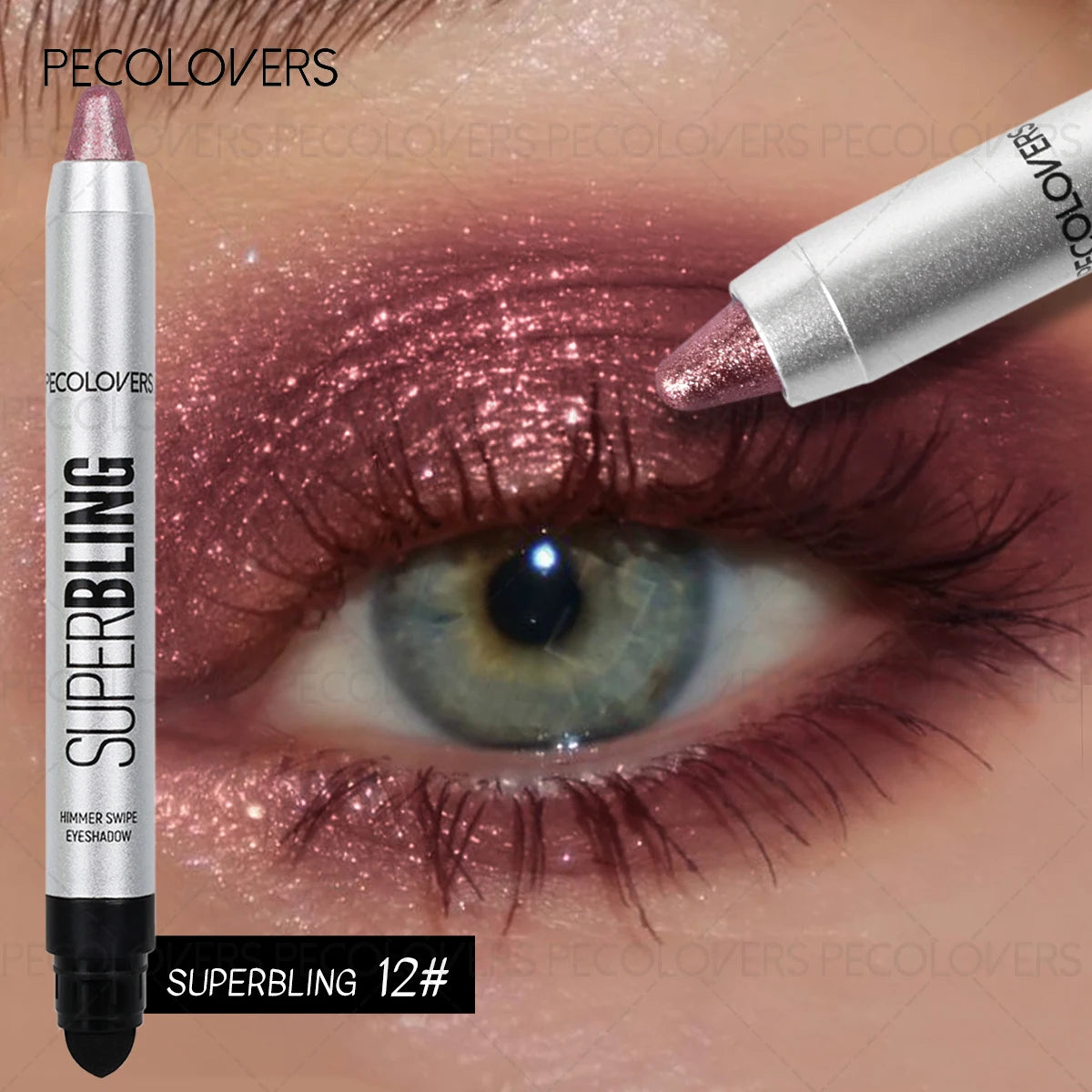 1 Pc Highlight Eyeshadow Stick, High Color Rendering, Waterproof and Sweat-proof Eyeshadow Pen, Eye Cosmetics, Perfect Gifts